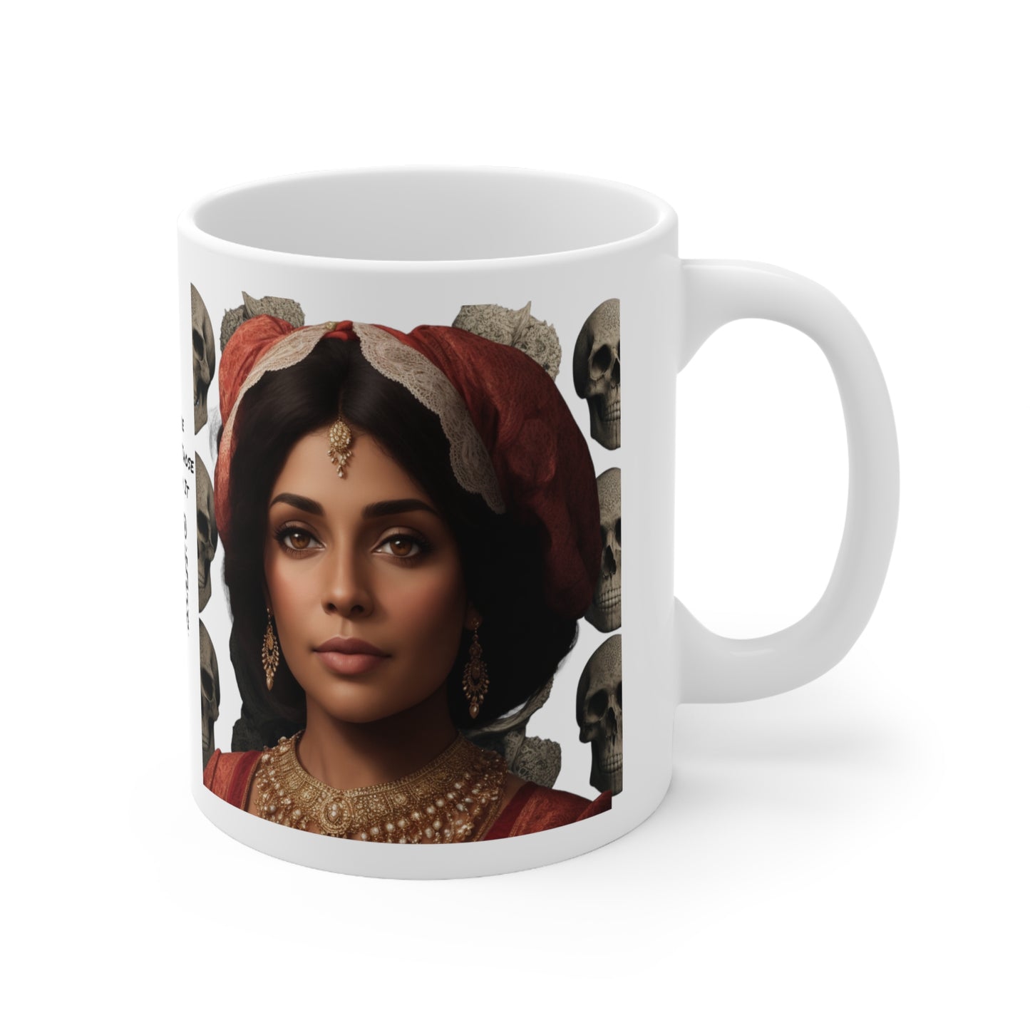 Maman Brigitte | Granny Brigitte | Voodoo | Ghede Family | Loa | Coffee | Tea | Hot Chocolate | Ceramic Mug | 11oz