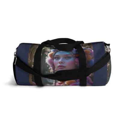 Whimsical Floral Duffel Bag - Stylish Gym & Travel Tote for Women