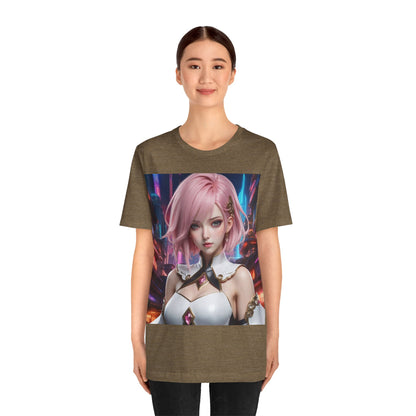 Kawaii Desu | Cute | Anime | CGI | Gamer | Fantasy Girl | Geek Gift | HD Graphics | Weeb | Waifu | Unisex | Men's | Women's| Tee | T-Shirt