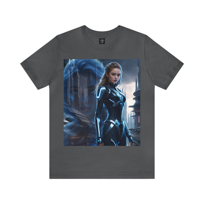 The Allure of Tomorrow | HD Graphic | Sci-Fi | Fantasy Girl | Tech Glam | Digital Beauty | Unisex | Men's | Women's | Tee | T-Shirt