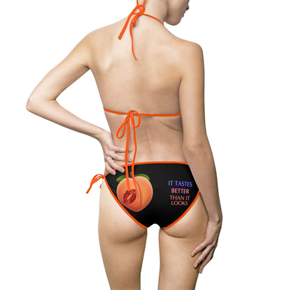 Stylish Women's Bikini Swimsuit - Vibrant Graphic Design for Beach & Pool