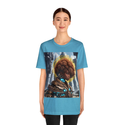 Afro-Future | HD Graphic | Sci-Fi | Black Character | Warrior | Unisex | Men's | Women's | Tee | T-Shirt
