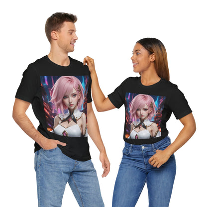 Kawaii Desu | Cute | Anime | CGI | Gamer | Fantasy Girl | Geek Gift | HD Graphics | Weeb | Waifu | Unisex | Men's | Women's| Tee | T-Shirt