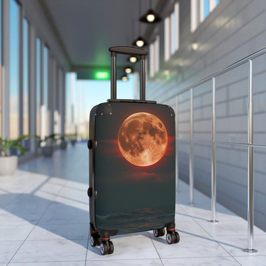 Moonlit Ocean Suitcase - Stylish Travel Luggage for Adventure Seekers