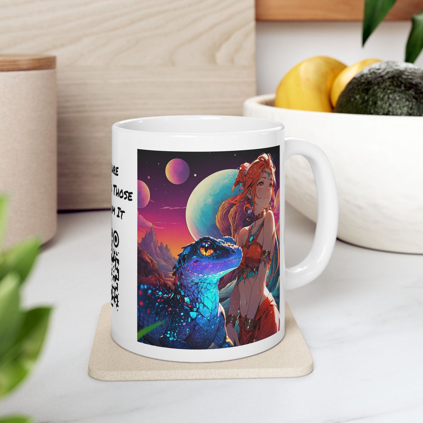 A Girl And Her 'Guana | Anime | Fantasy | Coffee |  Tea |  Hot Chocolate | 11oz