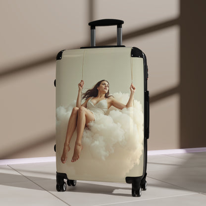 Dreamy Cloud Swing Suitcase - Travel in Style with Whimsical Design