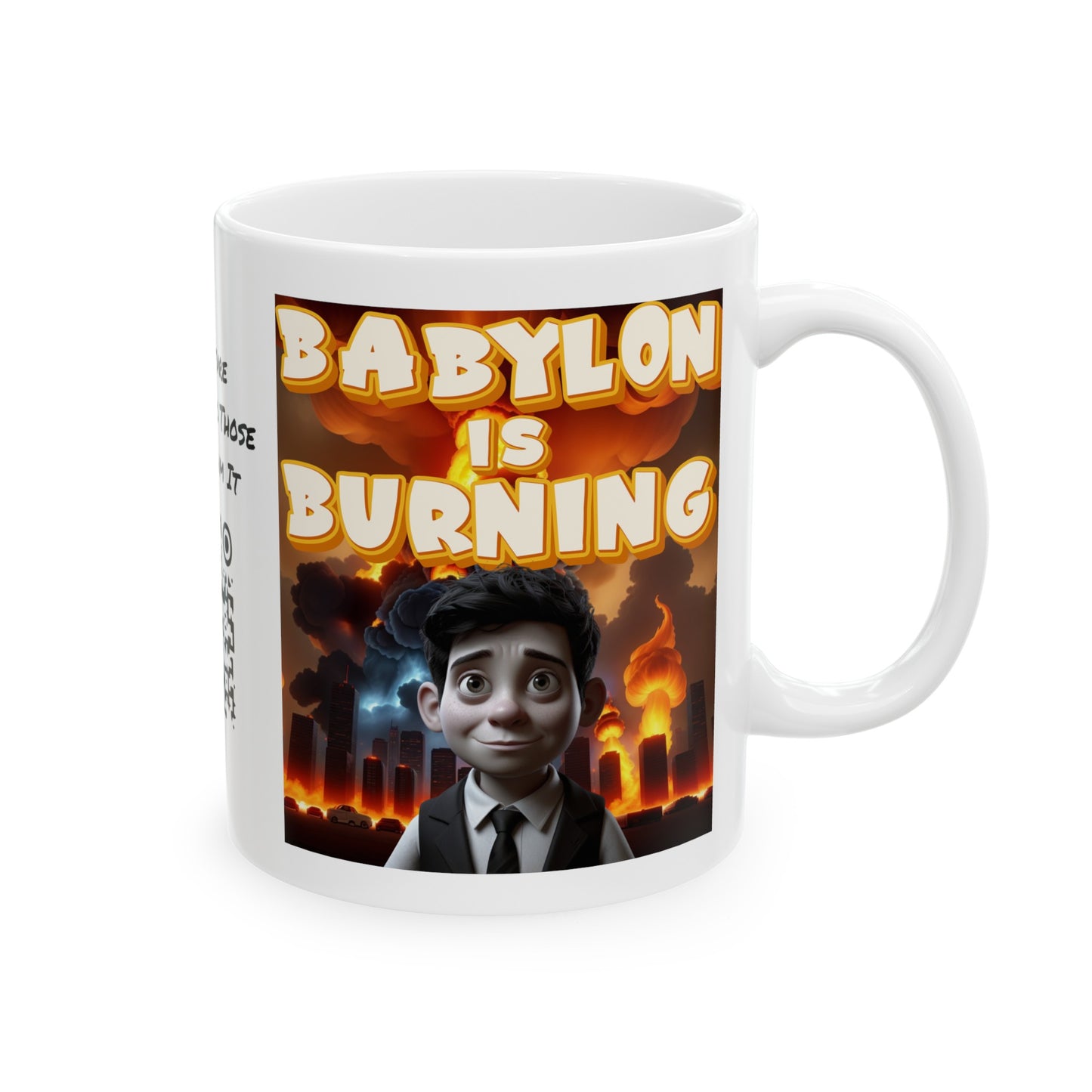 Revelation 18 | HD Graphic | Apocalypse | Coffee | Tea | Hot Chocolate | 11oz | White Mug