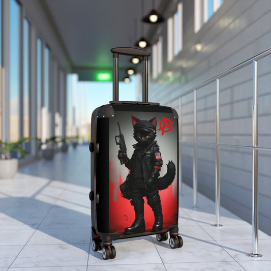 Sabo-Tabby Hard Shell Suitcase - Ideal for Travel Enthusiasts