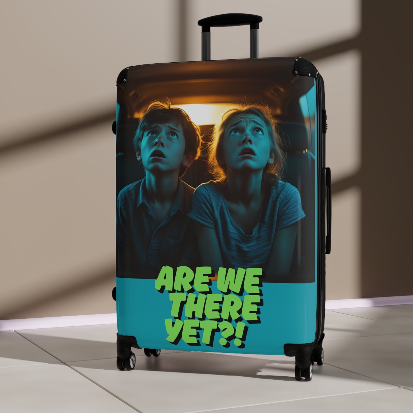 Playful Adventure Suitcase - "Are We There Yet?!" Design