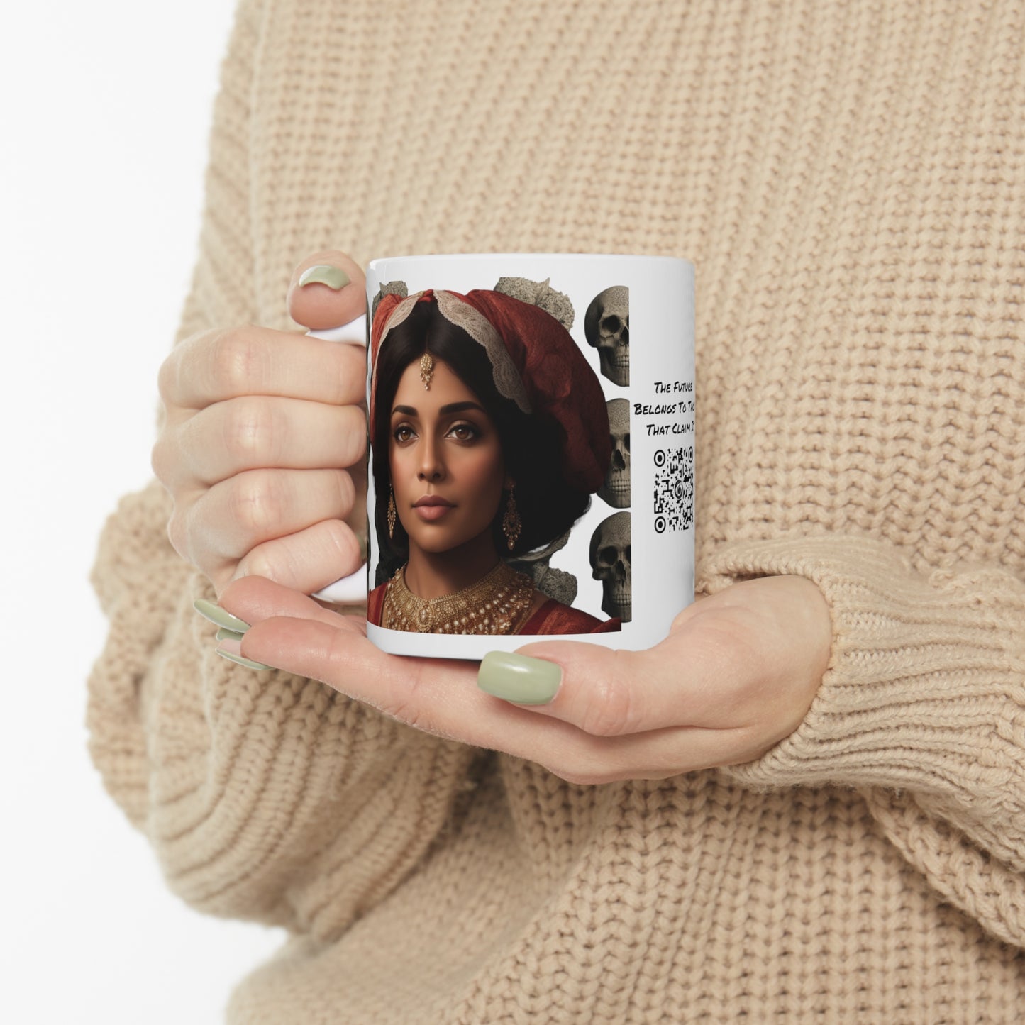 Maman Brigitte | Granny Brigitte | Voodoo | Ghede Family | Loa | Coffee | Tea | Hot Chocolate | Ceramic Mug | 11oz