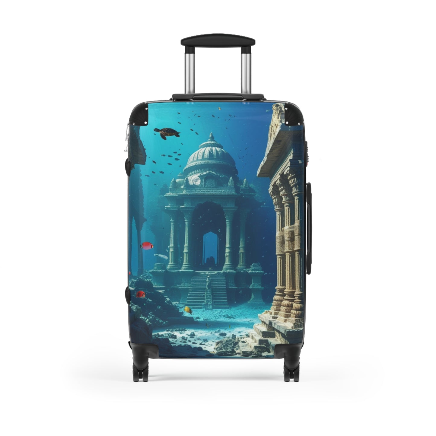 Underwater Adventure Suitcase - Stylish Travel Luggage with Coral Reef Design