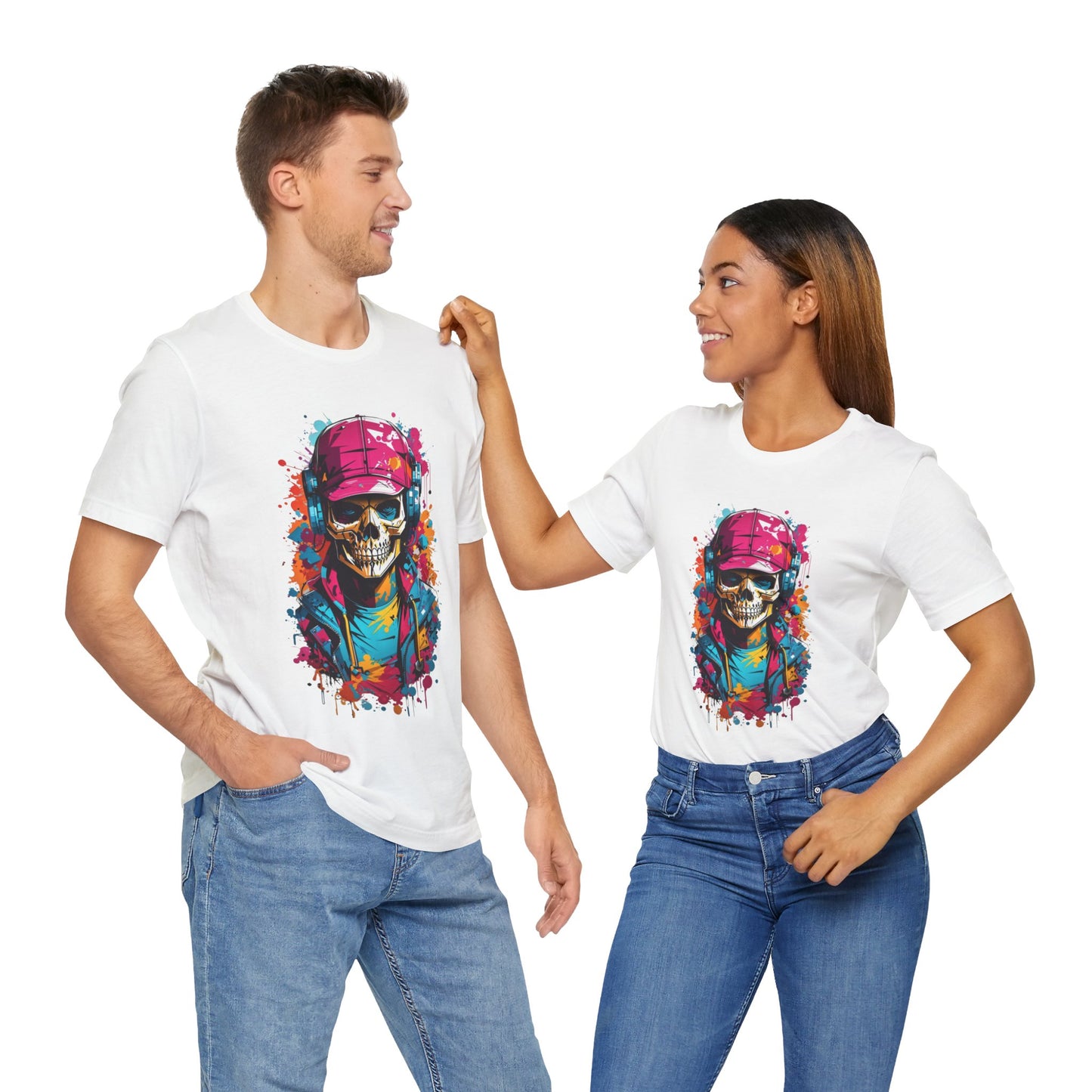 Colorful Skull | Gamer | Music | Intense | Unisex | Men's | Women's | Tee | T-Shirt