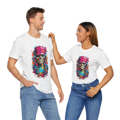 Colorful Skull | Gamer | Music | Intense | Unisex | Men's | Women's | Tee | T-Shirt