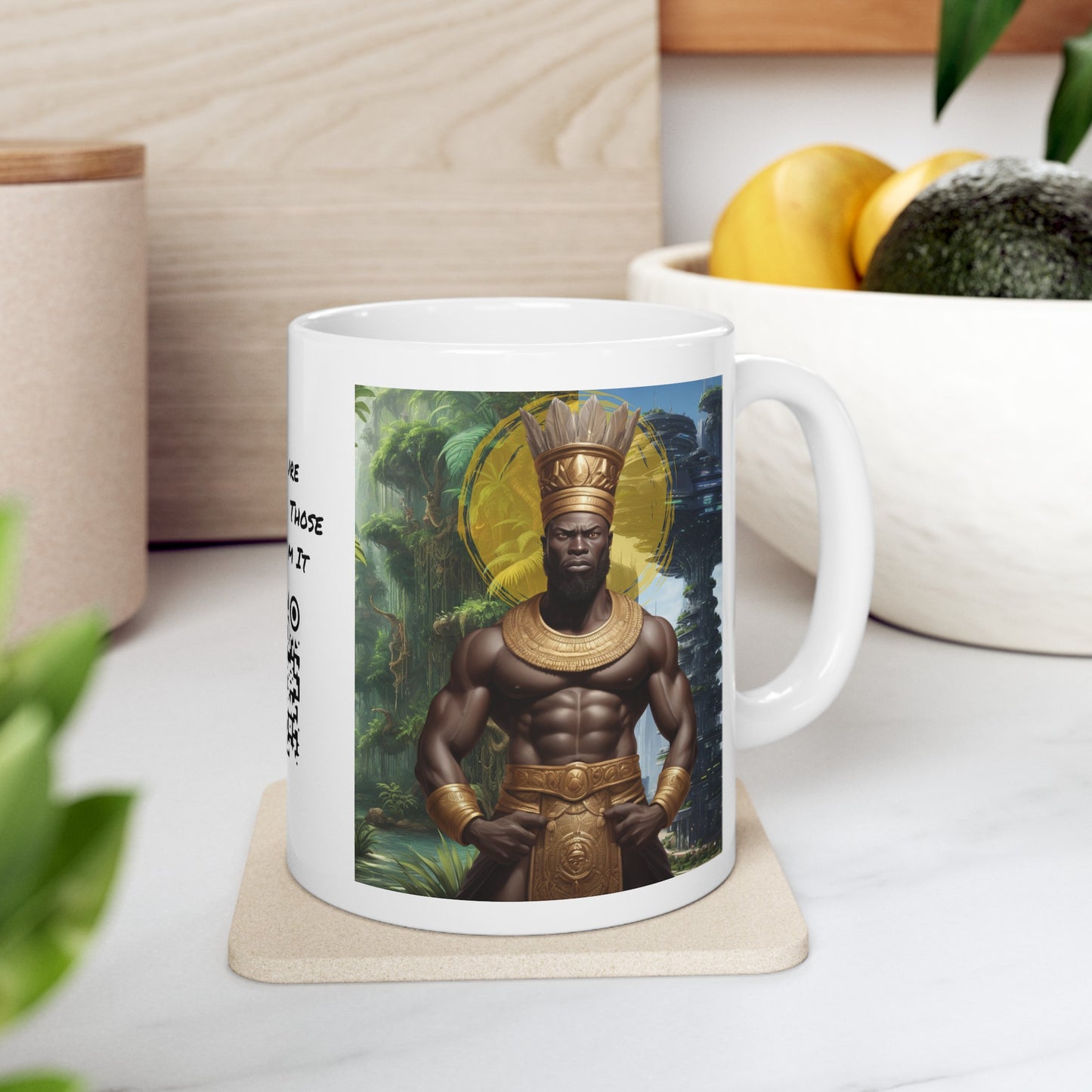 A Once And Future King | HD Graphic | Sci-Fi | Black Character | King | Coffee | Tea | Hot Chocolate | Ceramic Mug | 11oz