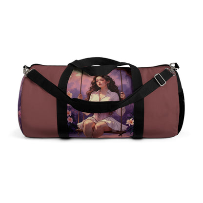 Garden Muse Duffel Bag - Elegant Artwork for Travel & Gym