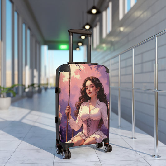 Garden Muse Suitcase with Elegant Design for Fashionable Adventurers