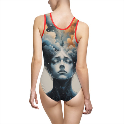 Ethereal Cosmic Women's One-Piece Swimsuit