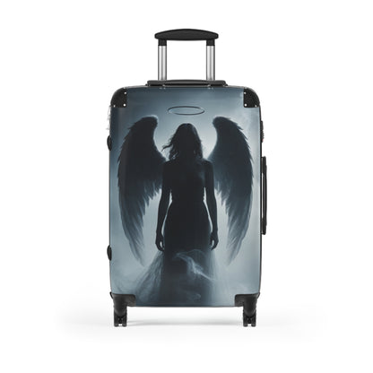 Angel Wings Design Carry-On Suitcase | Stylish Travel Luggage for Adventurers