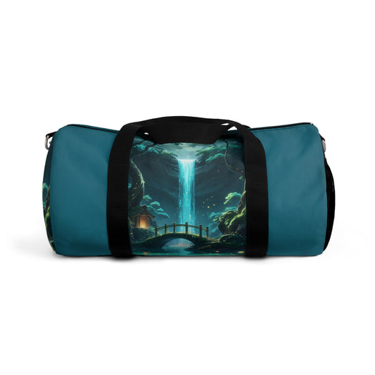 Scenic Waterfall Duffel Bag - Perfect for Travel and Gym