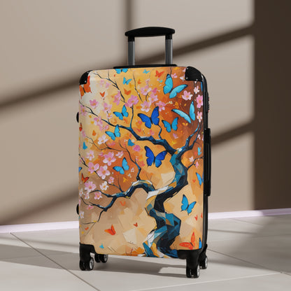 Colorful Butterfly Suitcase - Vibrant Travel Luggage for Adventurers