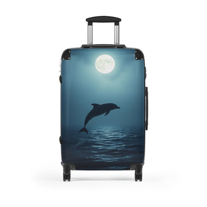Ocean-Inspired Dolphin Carry-On Suitcase - Perfect Travel Companion for Beach Lovers