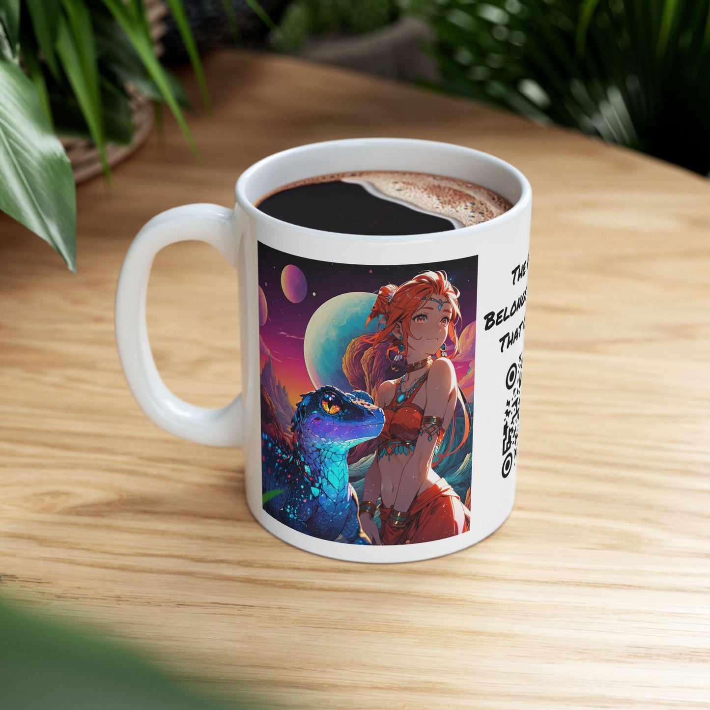 A Girl And Her 'Guana | Anime | Fantasy | Coffee |  Tea |  Hot Chocolate | 11oz