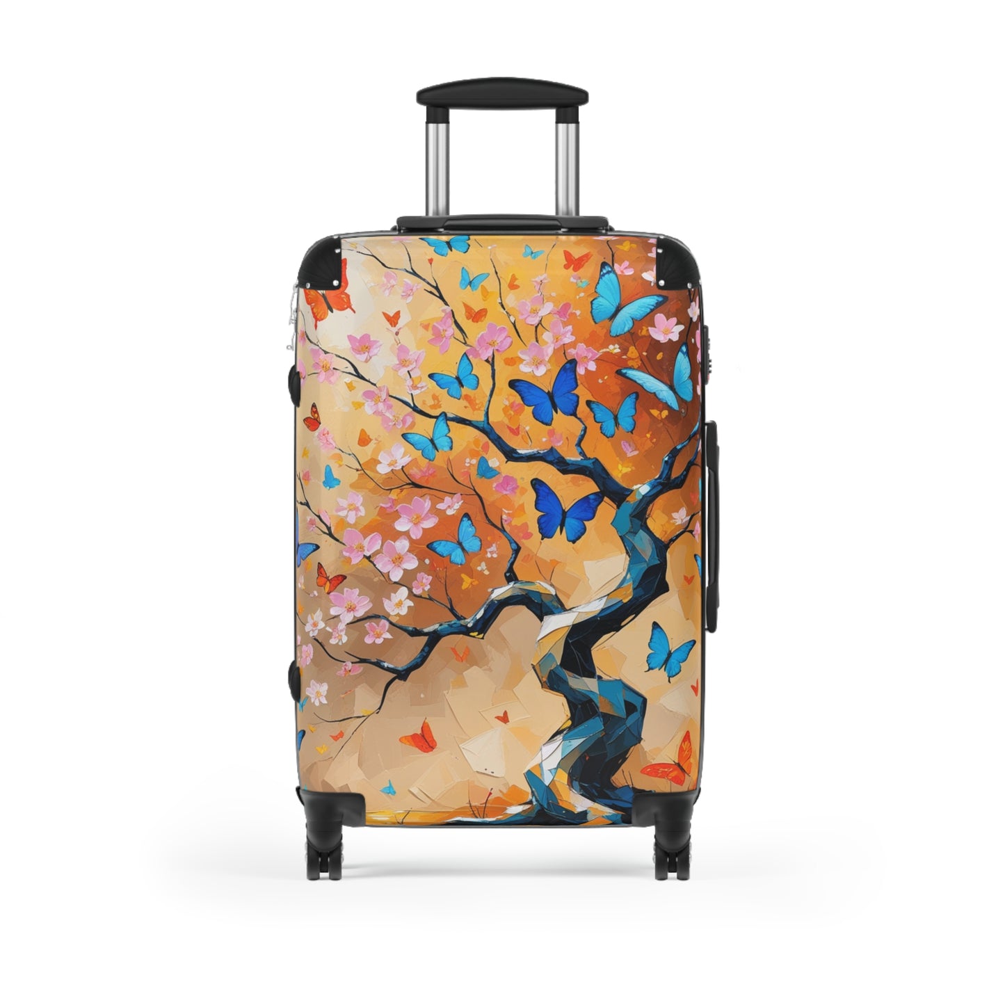 Colorful Butterfly Suitcase - Vibrant Travel Luggage for Adventurers
