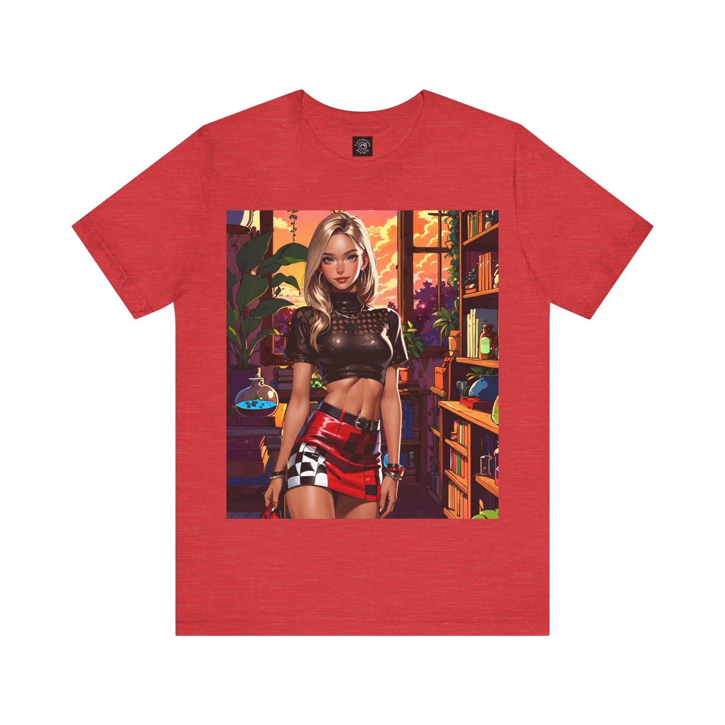 The Golden Hour | Anime | Mini Skirt | Pretty Girl | Unisex | Men's | Women's | Tee | T-Shirt