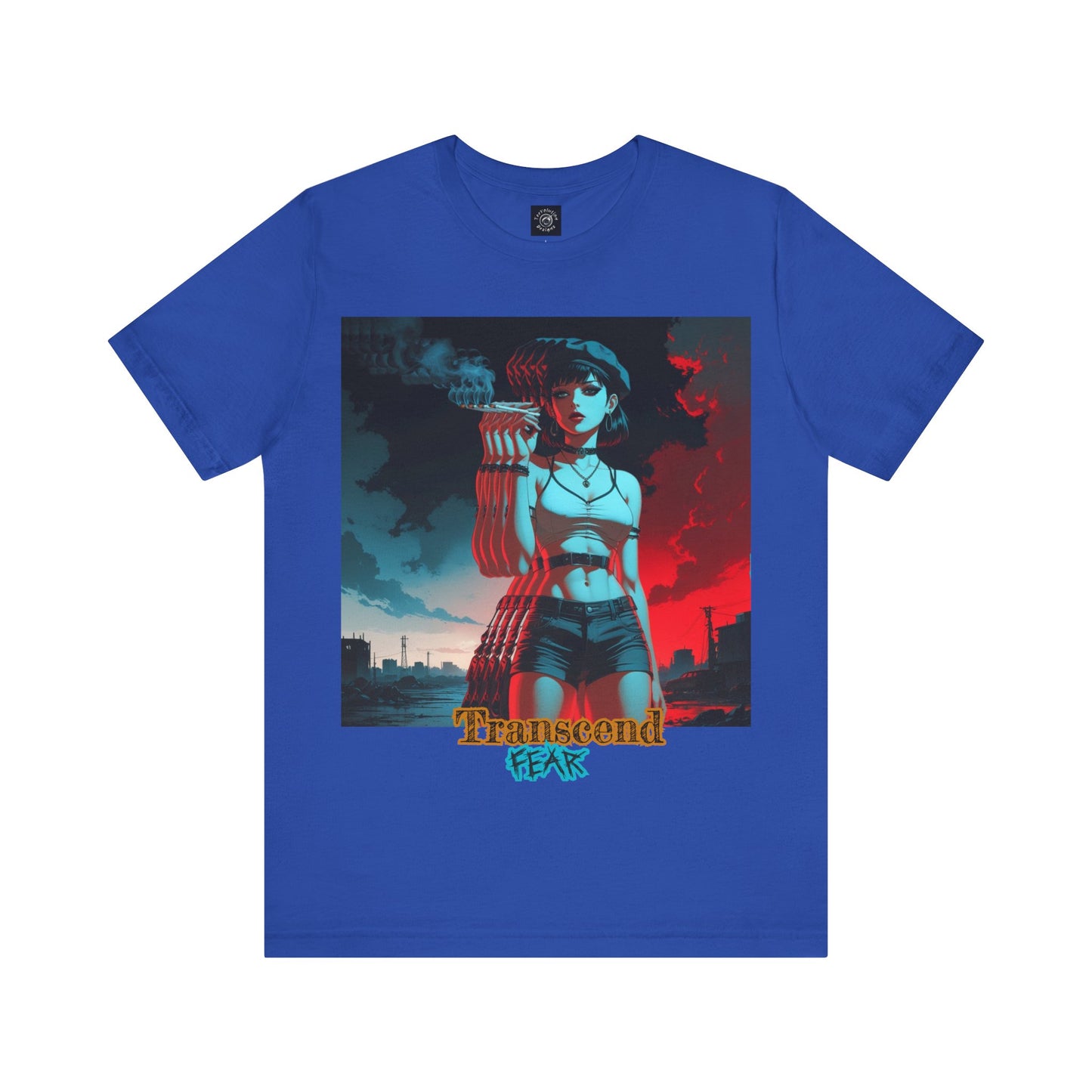 Transcend Fear Graphic Tee - Unisex Jersey Short Sleeve T-Shirt