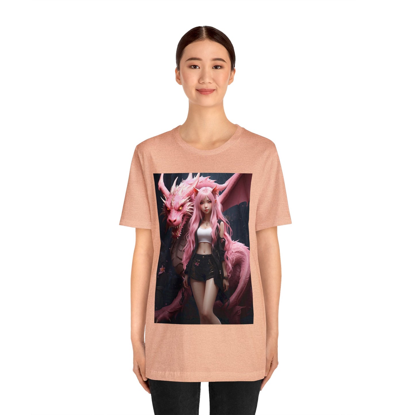 Dragon Lady | Fantasy | Anime | Gamer | HD Graphic | Unisex | Men's | Women's | Tee | T-Shirt