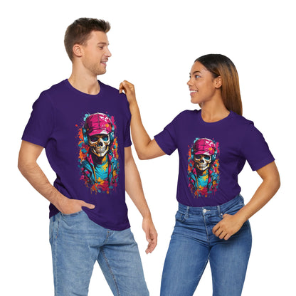 Colorful Skull | Gamer | Music | Intense | Unisex | Men's | Women's | Tee | T-Shirt