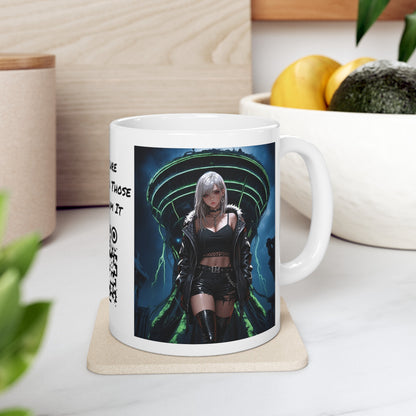 Kenzie | HD Graphic | Anime | Sci-Fi | Fantasy | Pretty Girl | Coffee |  Tea |  Hot Chocolate | 11oz
