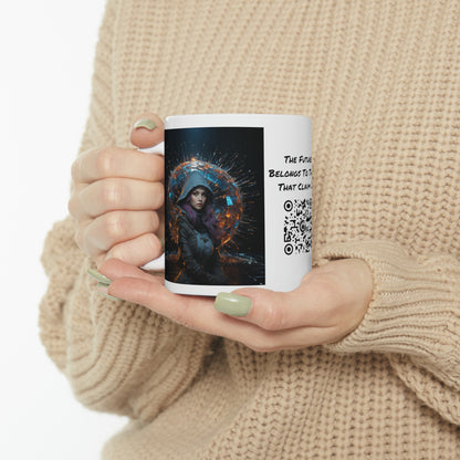 Shattered Reflections | HD Graphic | Sci-Fi | Unisex | Coffee | Tea | Hot Chocolate | 11oz | White Mug