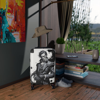 Stylish Graphic Suitcase with Unique Design