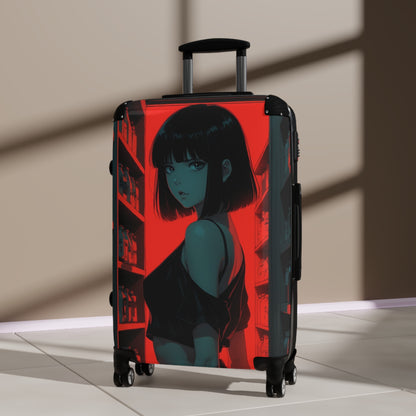 Stylish Travel Suitcase with Bold Anime Design
