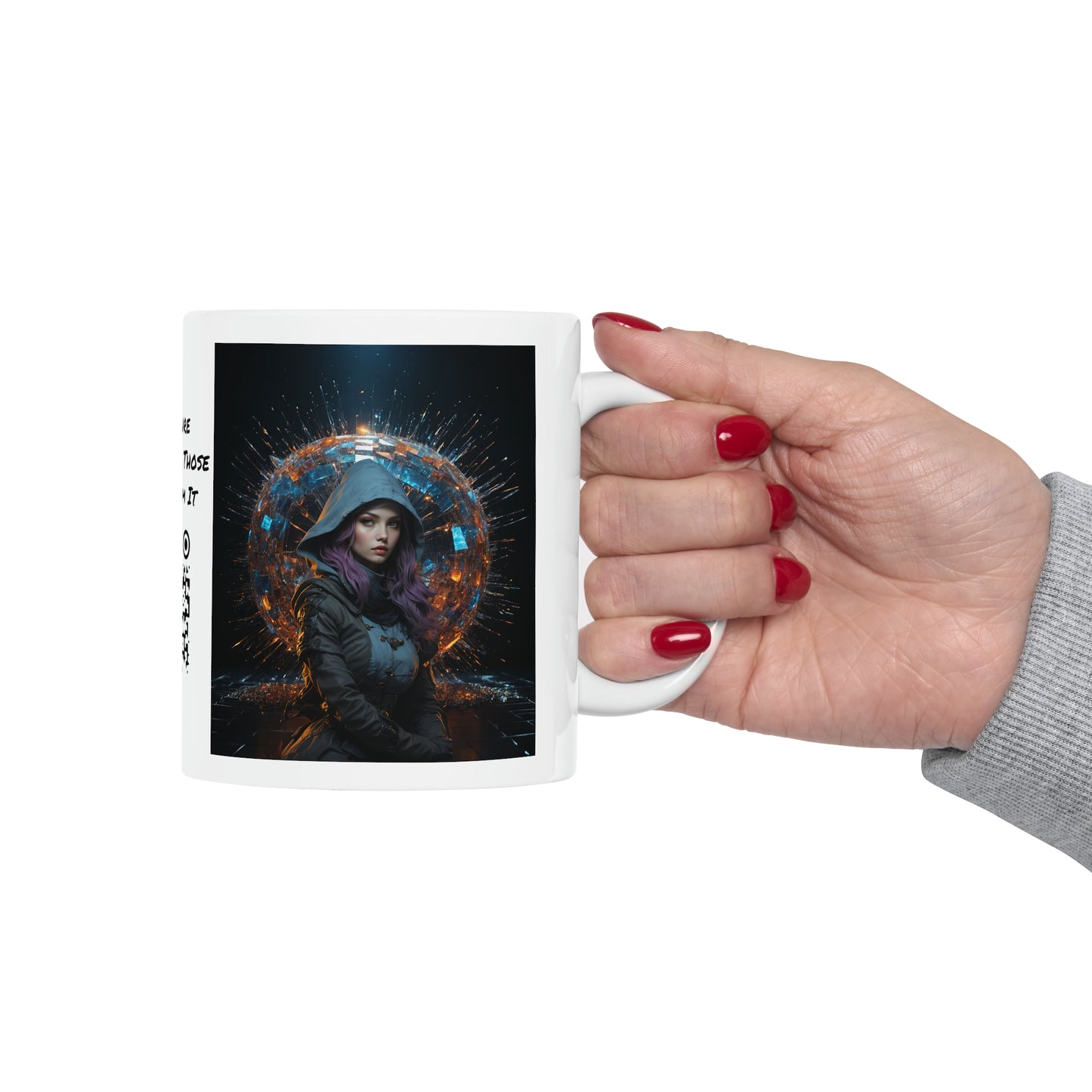 Shattered Reflections | HD Graphic | Sci-Fi | Unisex | Coffee | Tea | Hot Chocolate | 11oz | White Mug
