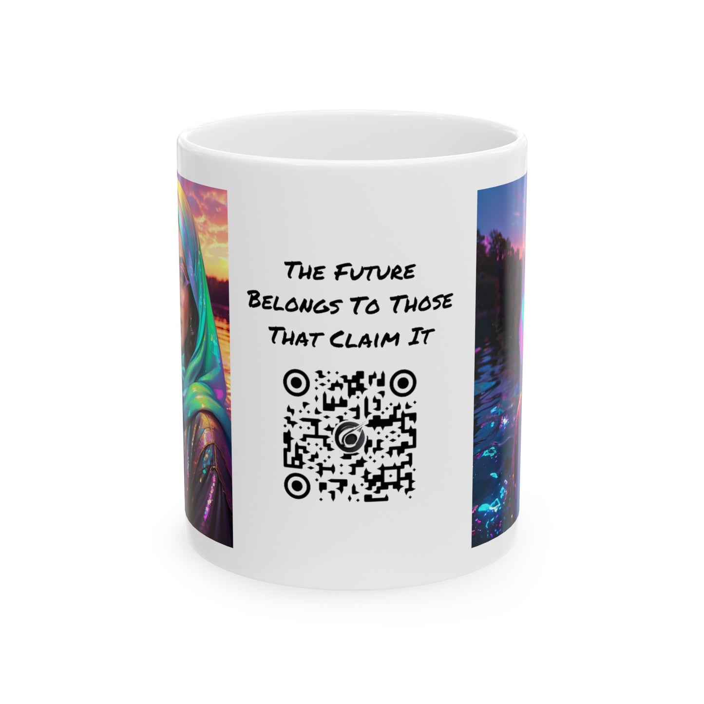 Uhkt Power | Muslima | Hijabi | Islam | Sister Power | Coffee | Tea | Hot Chocolate | 11oz | White Mug