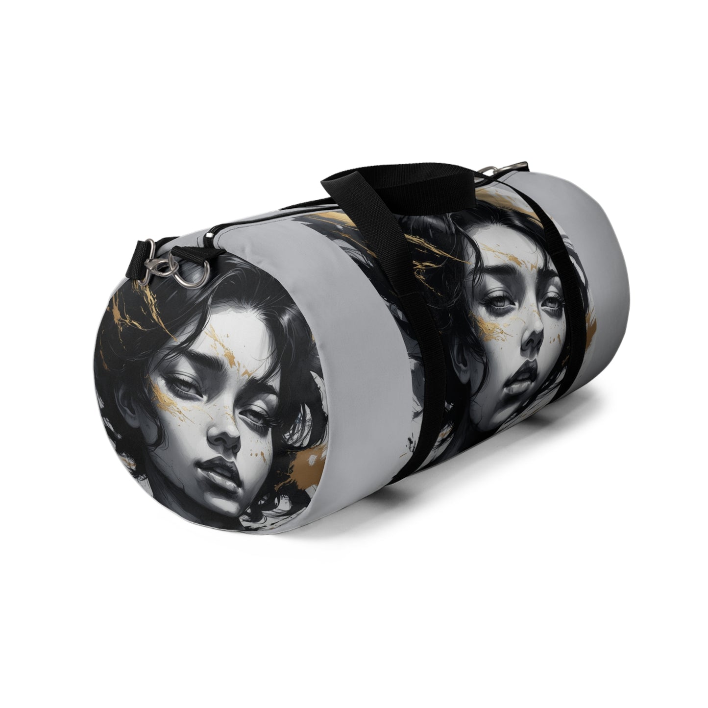 Artistic Duffel Bag - Unique Graphic Design for Travel and Gym