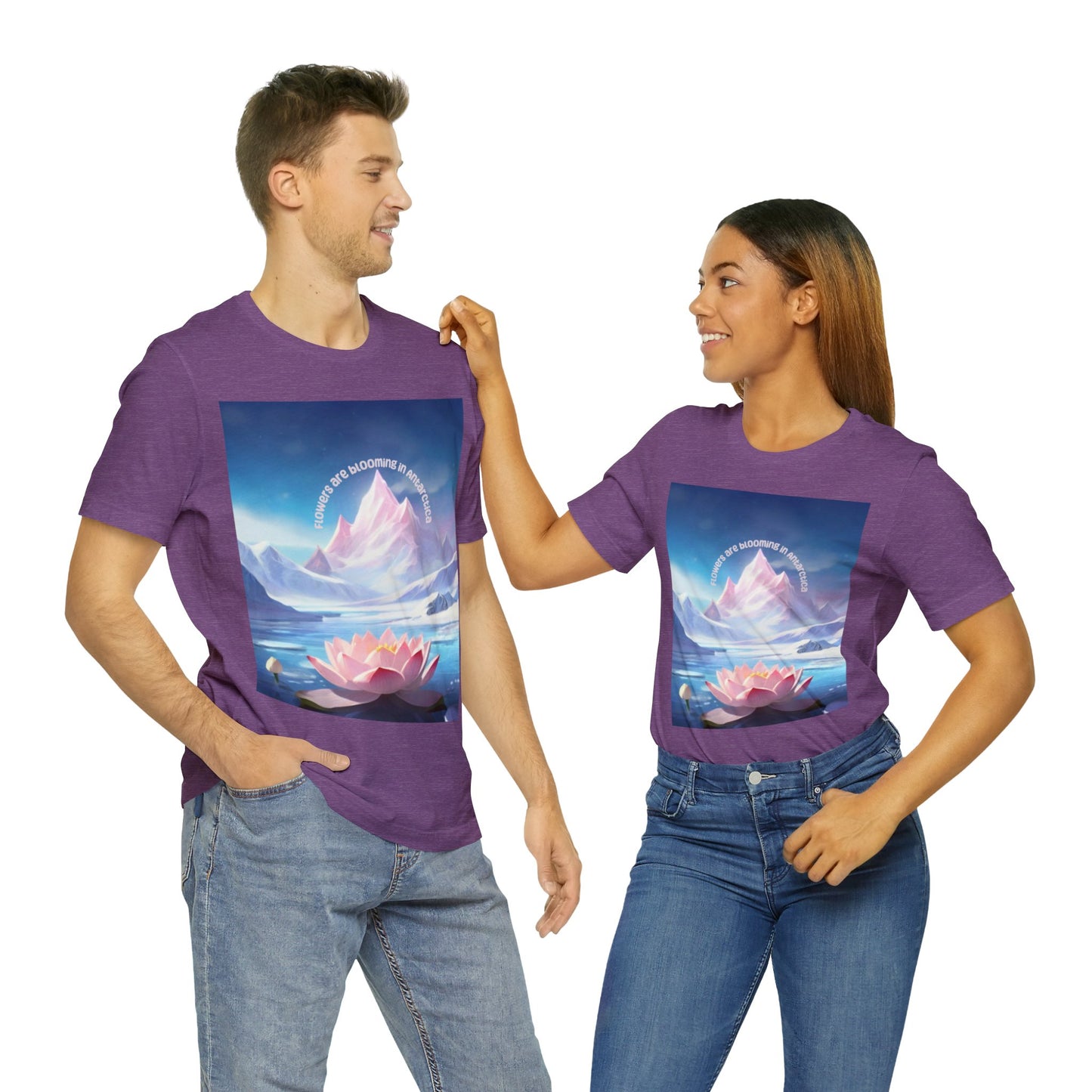Flowers Are Blooming In Antarctica | IYKYK | Climate Change | Unisex | Men's | Women's | Tee | T-Shirt | FABIA | Quality tee print