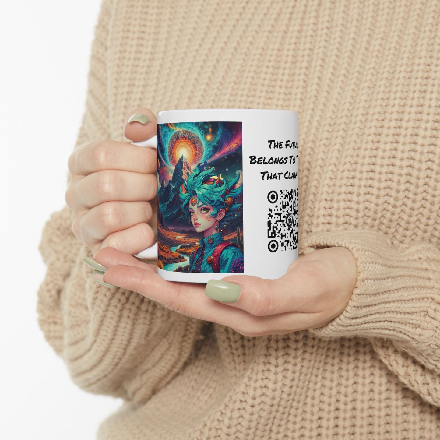 World Of Whimsy And Wonder | Abstract | Trippy Art | Shroomcore | Psychedelic | Coffee |  Tea |  Hot Chocolate | 11oz