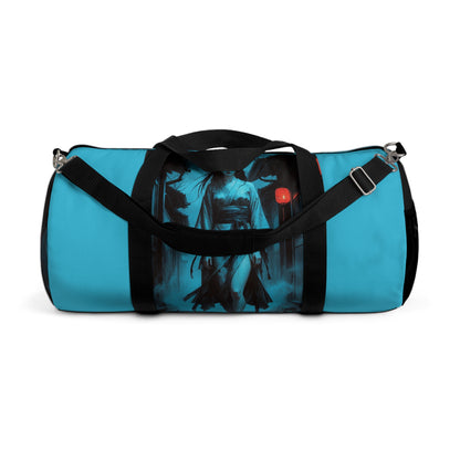 Asian-Inspired Design Duffel Bag