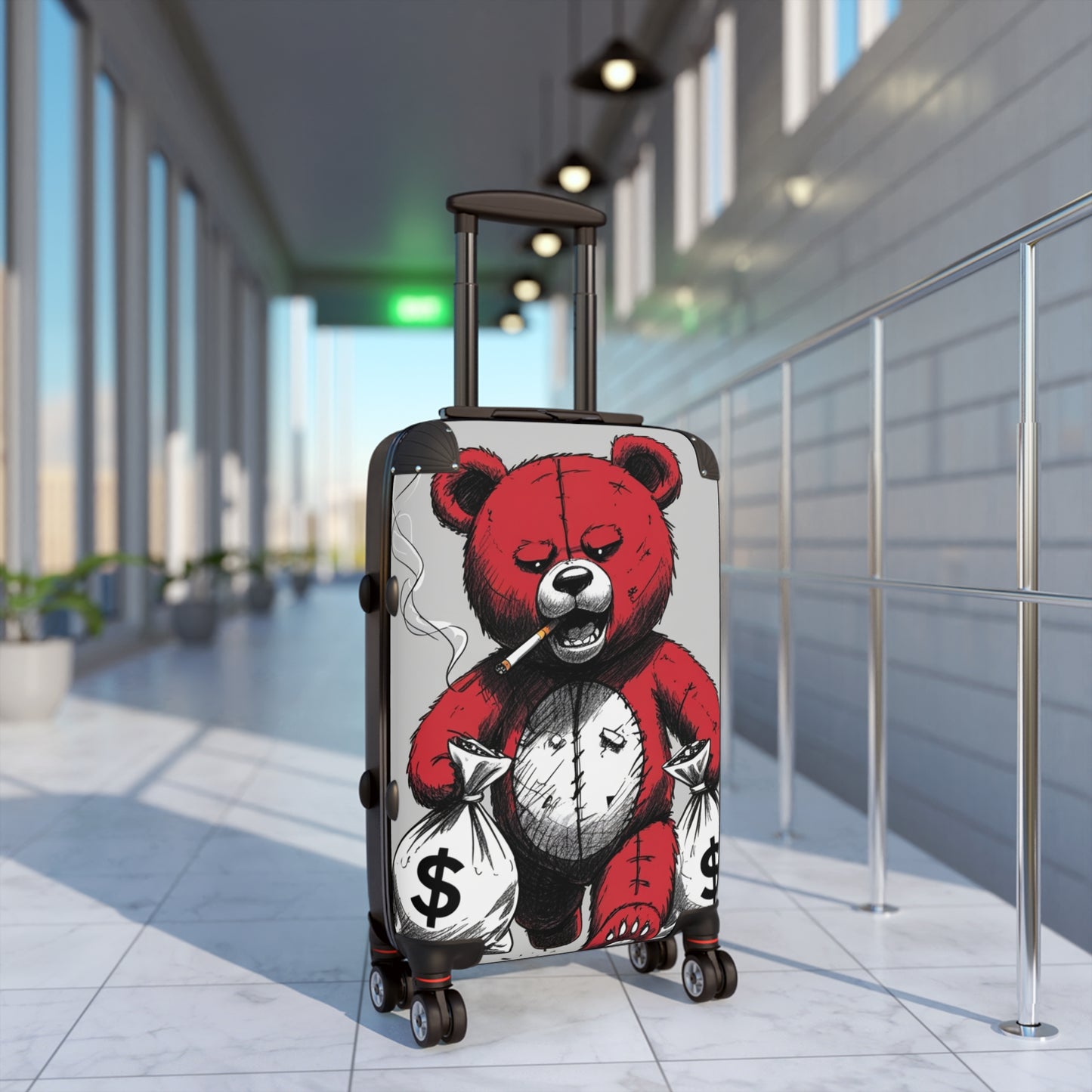 Cool Bear Design Carry-On Suitcase