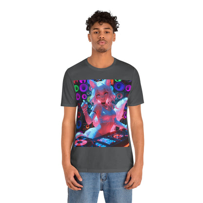 Last Night A DJ Saved My Life | HD Graphic | Rave | Party | Fox | Unisex | Men's | Women's | Tee | T-Shirt