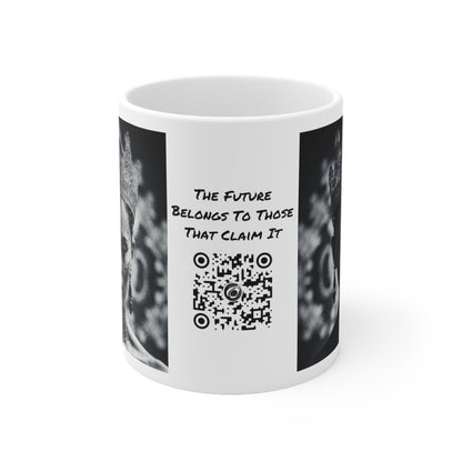 You Should See Me In A Crown | Photorealistic Graphic | Art | Tattooed Woman | Coffee | Tea | Hot Chocolate | 11oz | White Mug