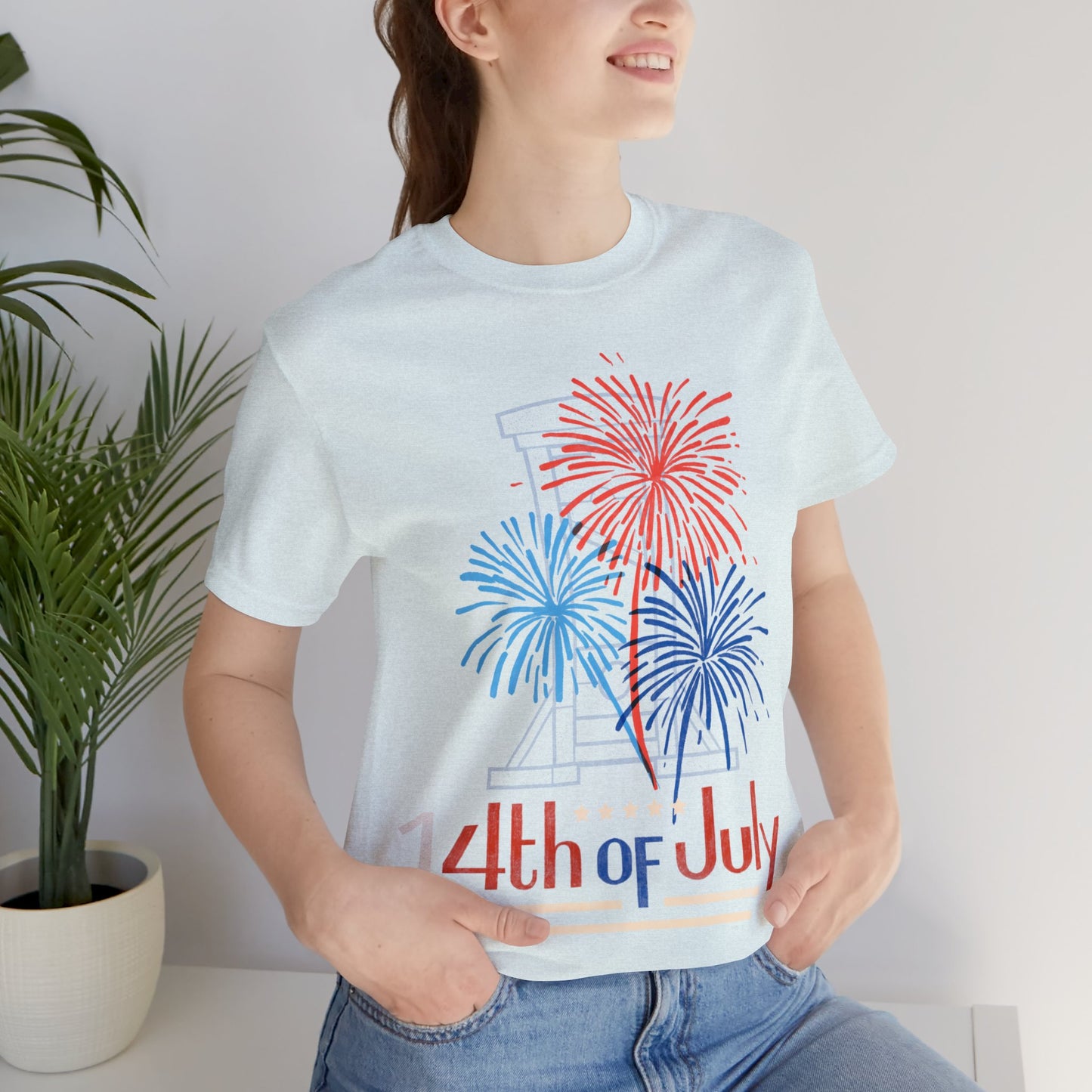 Patriotic Gift | Fireworks | Independence Day | July 4th | July 14th |  Guillotine | USA | Freedom | America | Fourth of July | Bastille Day | France | Unisex | Men's | Women's | Tee | T-Shirt