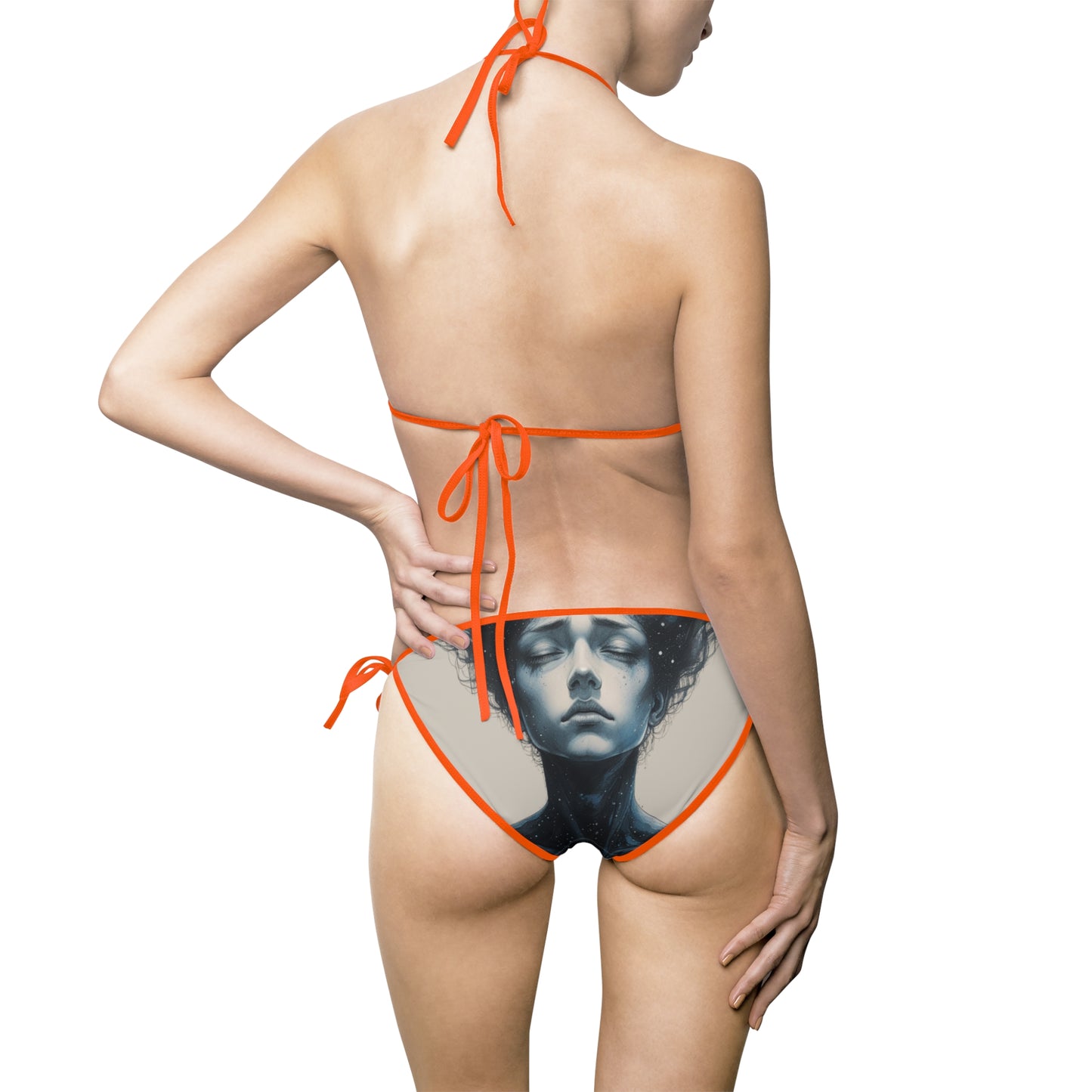 Ethereal Cosmic Women’s Bikini Swimsuit with Unique Design