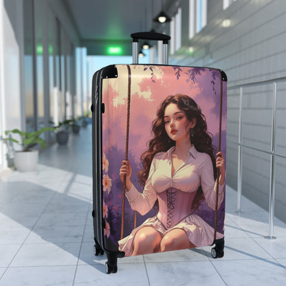 Garden Muse Suitcase with Elegant Design for Fashionable Adventurers