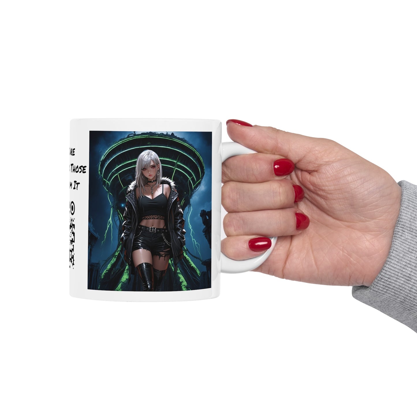 Kenzie | HD Graphic | Anime | Sci-Fi | Fantasy | Pretty Girl | Coffee |  Tea |  Hot Chocolate | 11oz