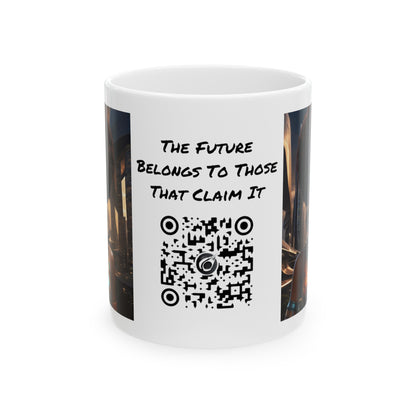 Soul Power | HD Graphic | Black Empowerment | Afro-Futurism | Coffee | Tea | Hot Chocolate | 11oz | White Mug