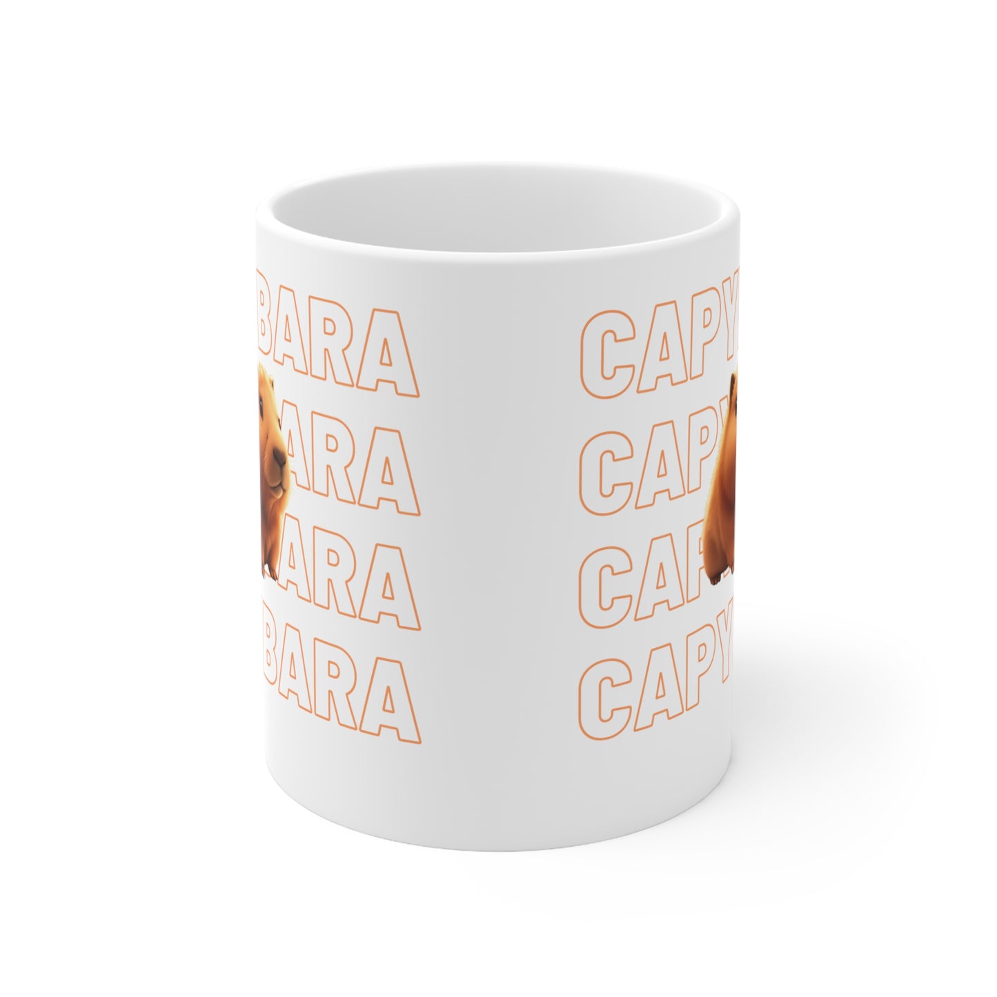 Capybara | Tik Tok | Animal Print | Cute | South America | Wildlife | Nature Lover's Gift | Coffee | Tea | Hot Chocolate | Ceramic Mug | 11oz